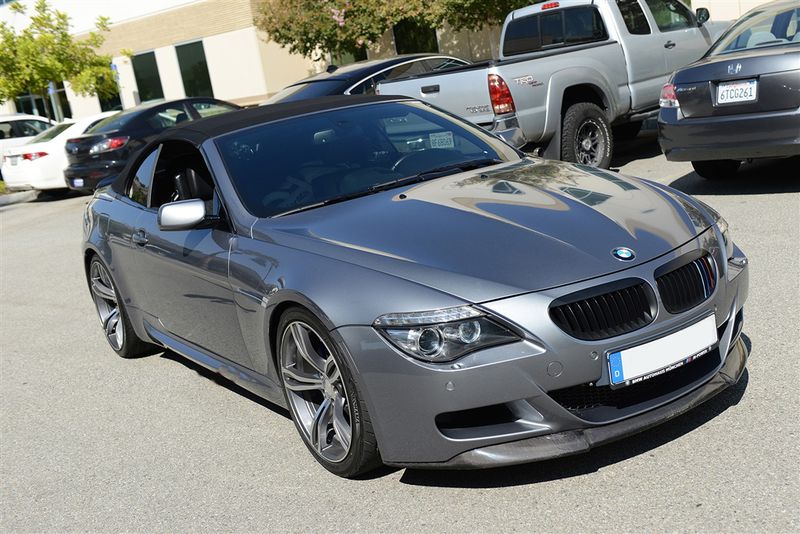 BMW E63 - Vorsteiner carbon front lip